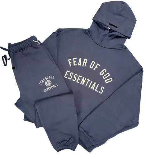 Fear Of God Essentials Heavy Fleece Marine Hoodie & Sweatpant 2XL Fits Like 3XL