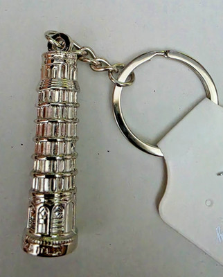 Souvenir KeyChain Italia Italy  Pisa Leaning Tower Torre Pendente