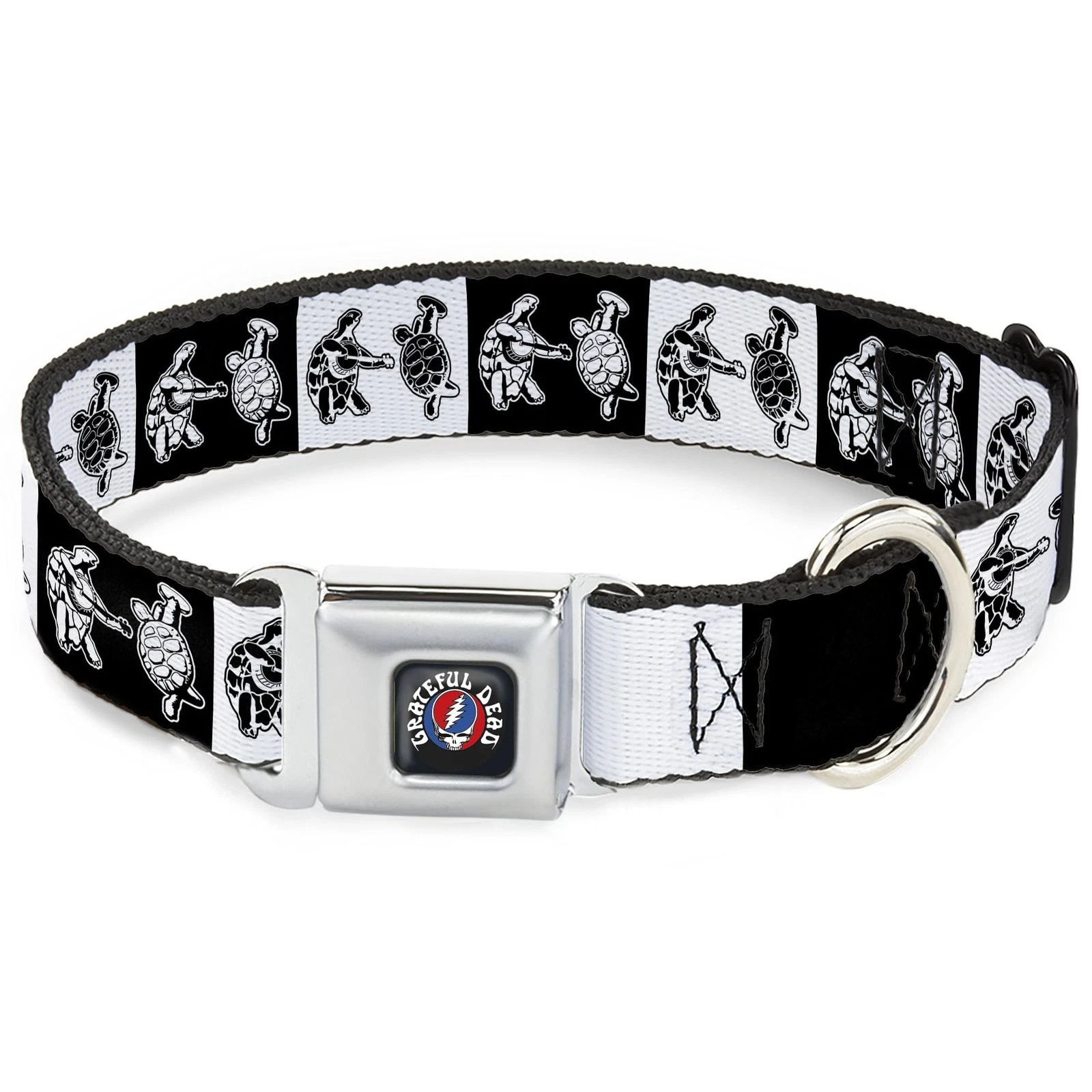 Grateful Dead Pet Collar, Dog Collar Metal Seatbelt Buckle, Grateful Dead Dancin