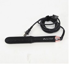 Sutra Ceramic Flat Iron Hair Straightener Rose Gold Trim Black Matte Matte