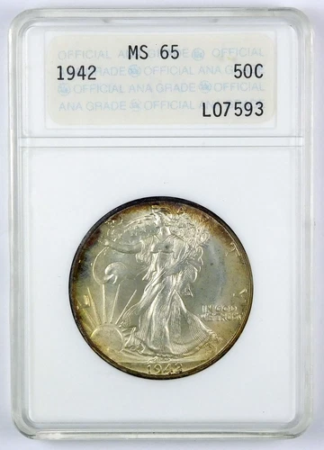 Photo of a 1942-P Walking Liberty Half Dollar from an eBay listing that sold on Jul 23, 2026