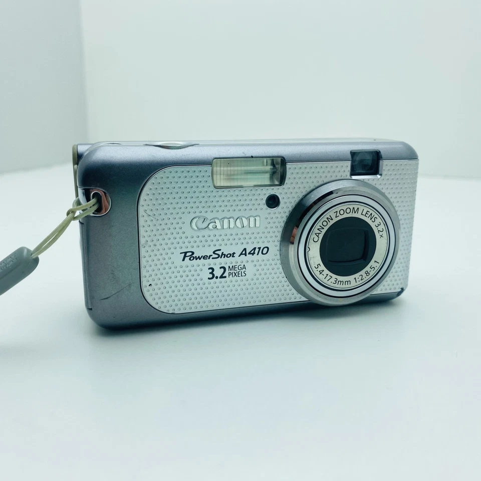 Canon Digital Camera PowerShot A410 3.2MP Silver Tested - Image 4 of 4