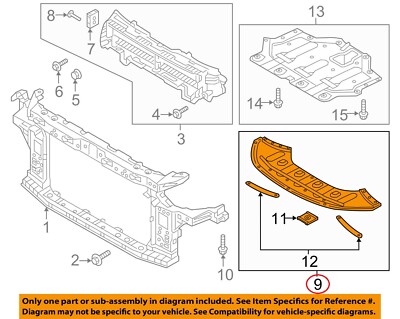 Protector Inferior Del Motor (splash Shield) Para Hyundai Sonata 2018-2019 - Repuesto Directo 29130C2600