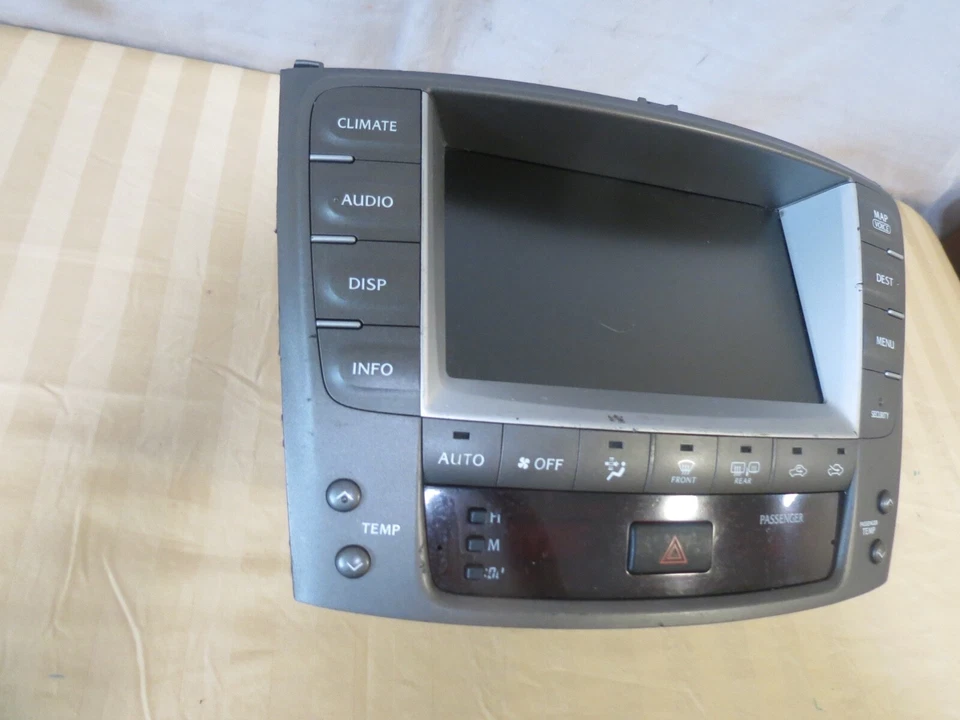 06-08 Lexus is250 is350 Radio Climate Media GPS Screen 86111-53050 462200-1442 Foto 3 de 4