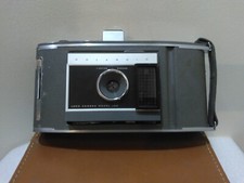 Vintage Polaroid Model J66 Land Camera With Leather Case untested