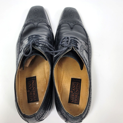 Mercanti Fiorentini 5586 Size 12 M Brown Leather Wingtip 