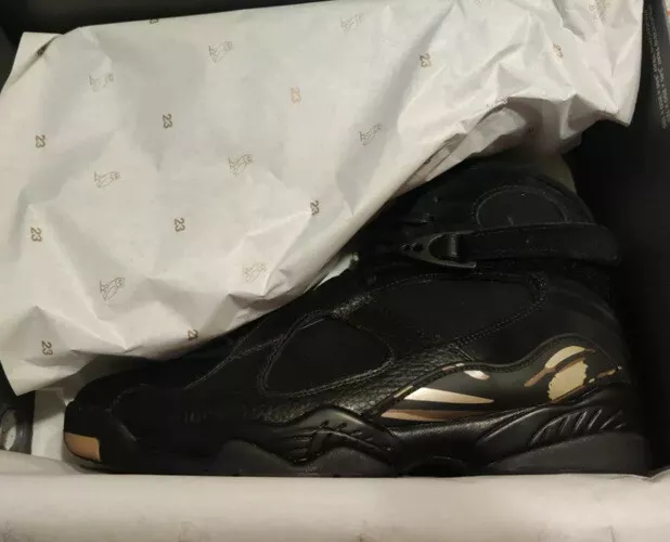 Jordan 8 ovo black on cheap feet