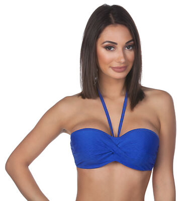 Panache Cleo Matilda Bandeau Underwire Halter Swim Bikini Swimsuit Top 