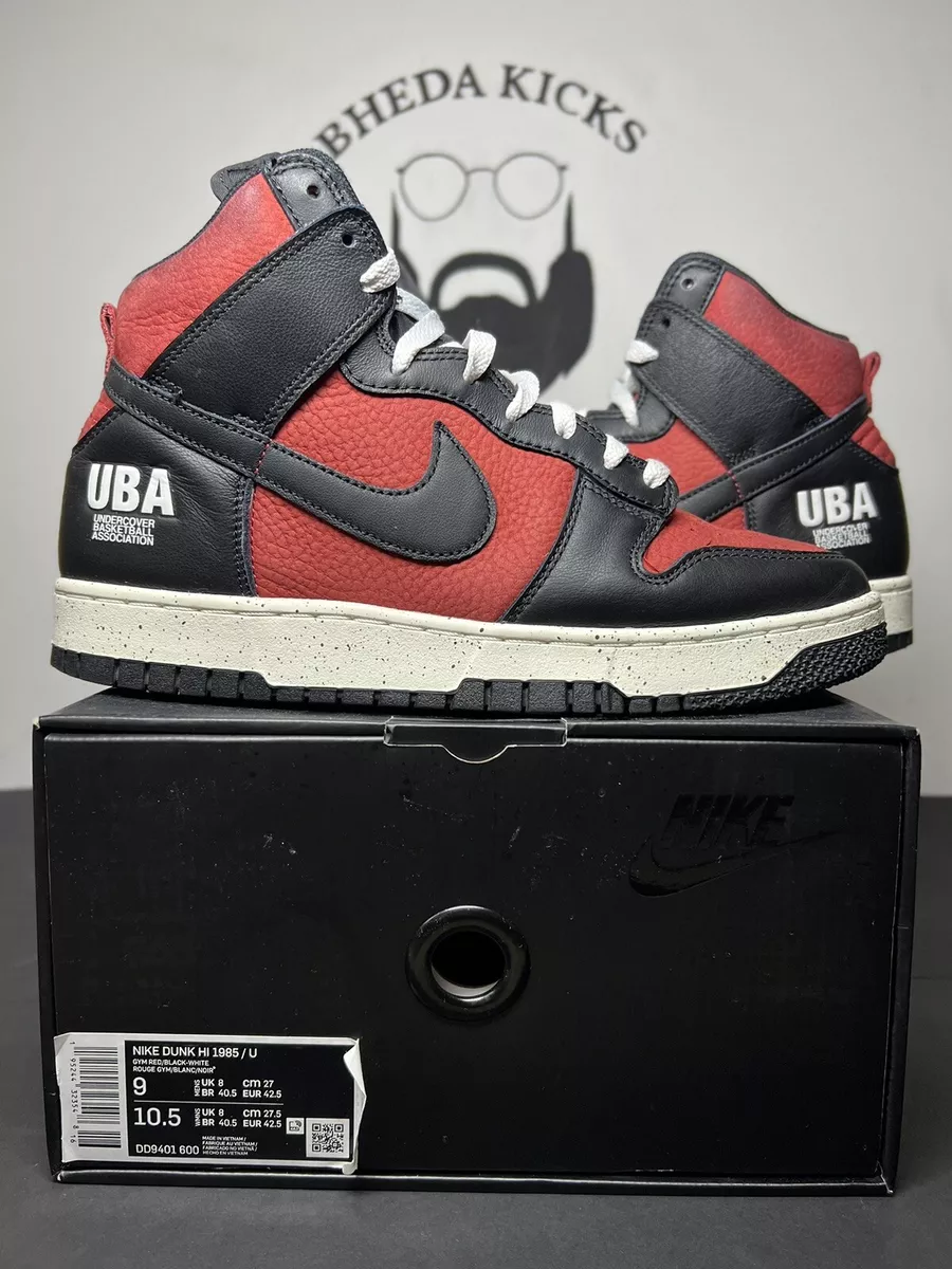 Nike Dunk High 1985 X Undercover UBA 2021 Size 9 DD9401 600 Rare