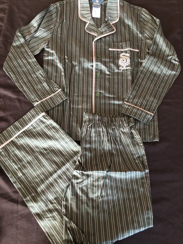 Pottery Barn Teen Harry Potter Slytherin HOUSE PAJAMAS 2pc NWT Sz Large - Picture 3 of 8