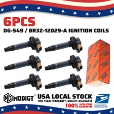 6pcs DG549 Engine Ignition Coil Direct Fit for Ford Lincoln 3.5L Ecoboost UF646