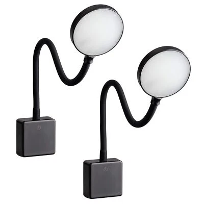 2x LED Steckdosenlampe dimmbar Steckerlampe 4W flexibel Leselampe Leuchte SEBSON - Bild 1 von 4