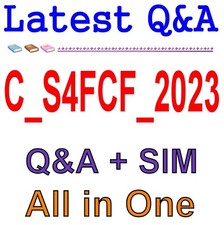Best Exam Practice Material for C_S4FCF_2023 Exam Q&A