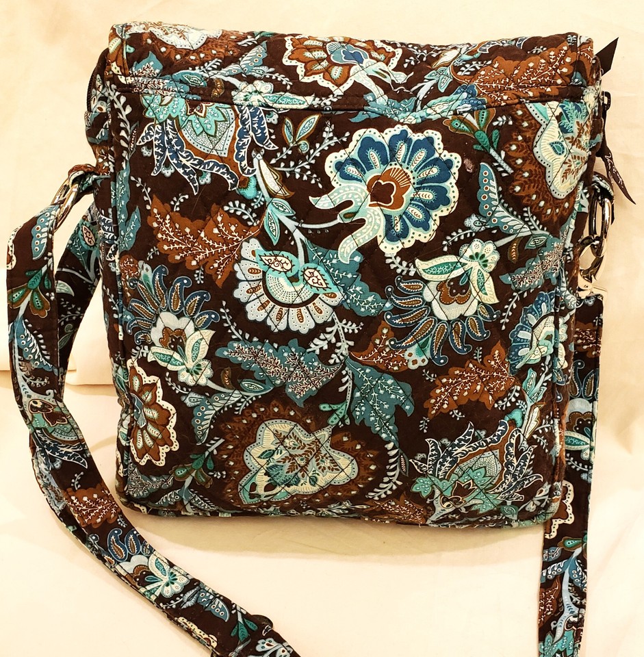 Vera Bradley Triple Zip Hipster Crossbody/Shoulde Bag Multicolor 100
