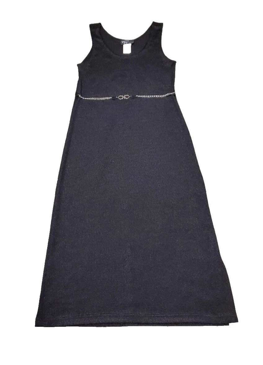 Poliéster Maxi Vestidos Vintage Grunge para Mujeres