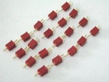 40PCS = 20 pair mini micro Dean Deans T plug connectors RC LiPo NiMh battery
