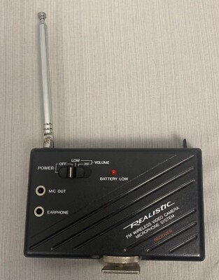 FM Wireless Video Camera Microphone System,  Realistic 32-1226- RECEIVER ONLY