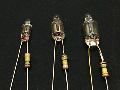 5x Neon Glimmlampe mit Vorwiderstand | 220 - 240 V | Rot | Neon Indicator Lamp