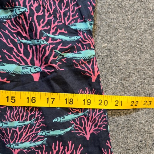 Vilbrequin Dress Girls Size 14 Blue Pink Fish Cotton Lightweight Casual Beachy - Picture 5 of 12