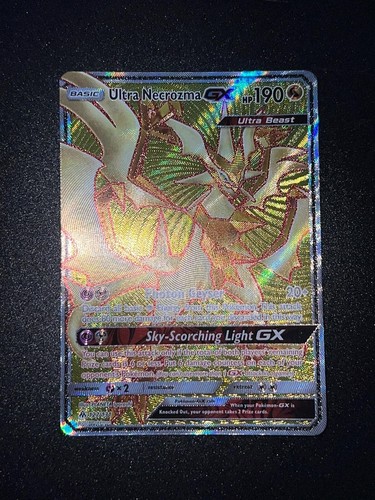 Ultra Necrozma GX 127/131 SM Luz Prohibida Arte Completo Holo Raro Tarjeta Pokémon ZZ9 - Imagen 2 de 6