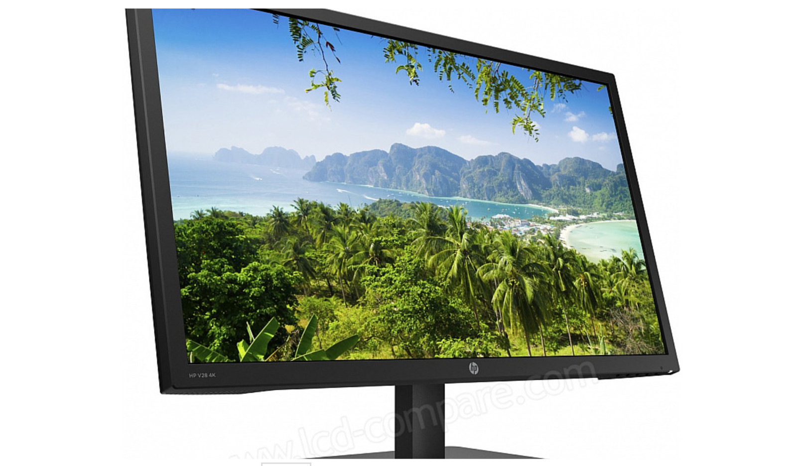 Écran HP V28 4K avec technologie AMD FreeSync pour gamer