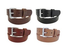 Men's Leather Casual Belt 1 1/2" wide Amish Handmade 9oz. Cow Hide 50SS