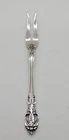 Gorham "La Scala" Sterling Silver Pickle Olive Fork, 1965,  5 7/8"