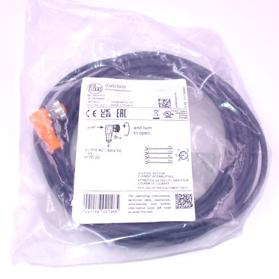 IFM Electronic 5m M12 4-Wire Female Cordset EVC005 (ADOAH040MSS0005H04)