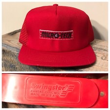 Vintage Lasso Micro-Tech Snapback Trucker Hat Cap Mesh Patch MADE IN USA Farming