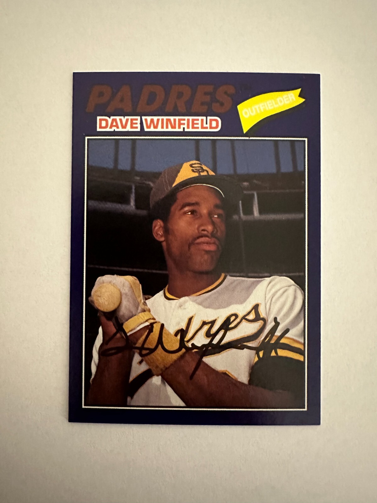 DAVE WINFIELD 2018 TOPPS ARCHIVES #180 PURPLE PARALLEL #017/175