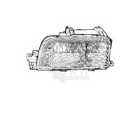 QR-Parts Scheinwerfer Rechts H4 FüR Renault 21 Stufenheck L48_ B48_ K48_