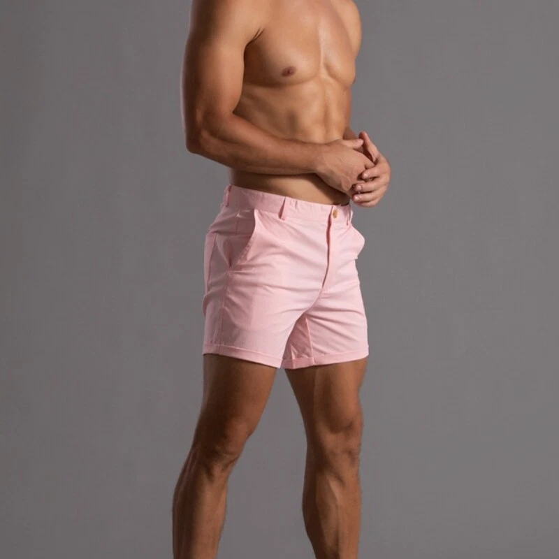 Nuevo Pantalones Cortos Informales de Verano para Hombre Algodón Talla Grande Carga Playa Pantalones Cortos Foto 3 de 4