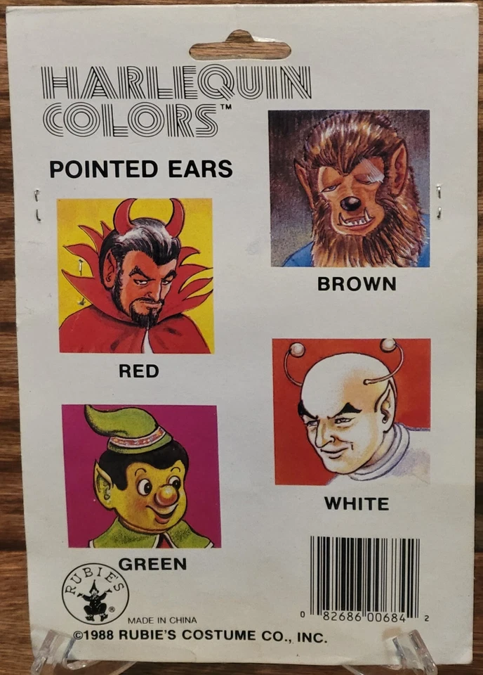 1988 Flesh Tone Spock Pointed Disfraz Orejas Star Trek De colección Retro Elf Fairy  Foto 2 de 4