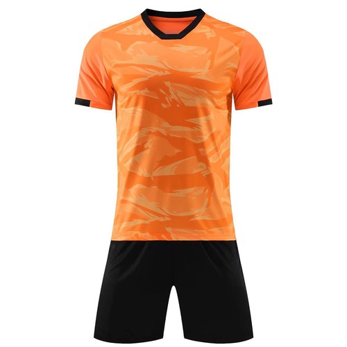 Kids Boys Soccer Basketball Jersey Outfit Short Sleeve T-Shirt with Shorts Set - Picture 26 of 79