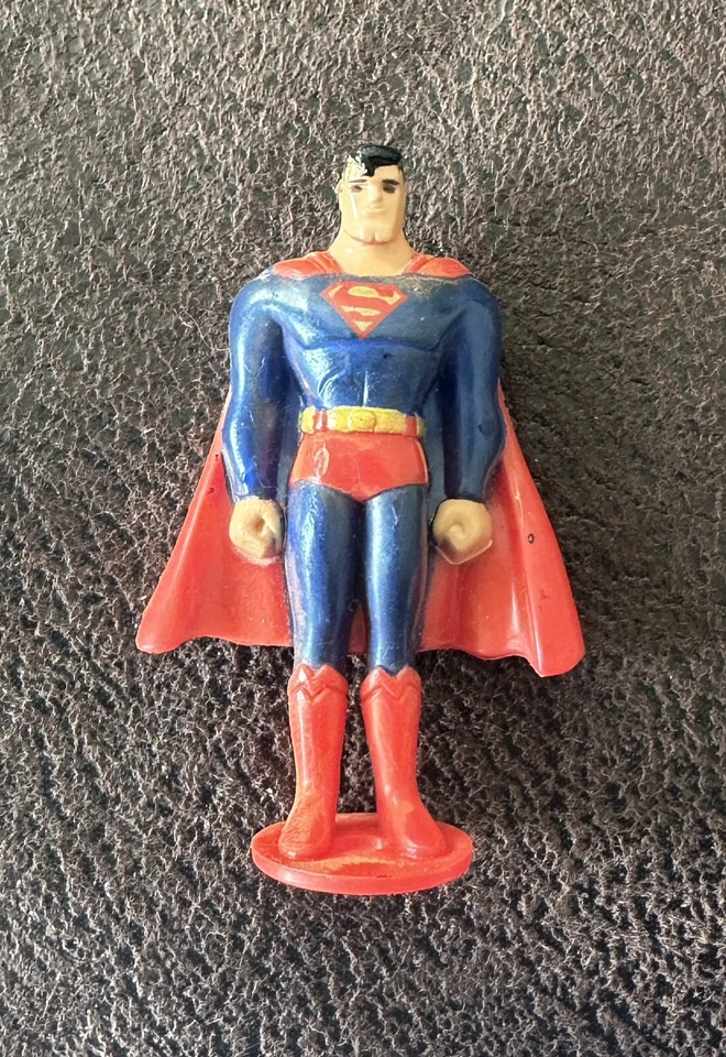Figura de acción Burger King 2,5" Superman figura adorno de pastel DC Comics de colección 1997 Foto 3 de 4