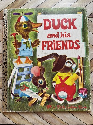Duck and His Friends | Little Golden Book | VINTAGE 1977 7th Printing
