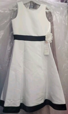 Tip Top Teen Dress Size 12. White and Black Adorable Girls Formal Dress. | eBay Tip Top Teen Dress Size 12. White and Black Adorable Girls Formal Dress. | eBay
