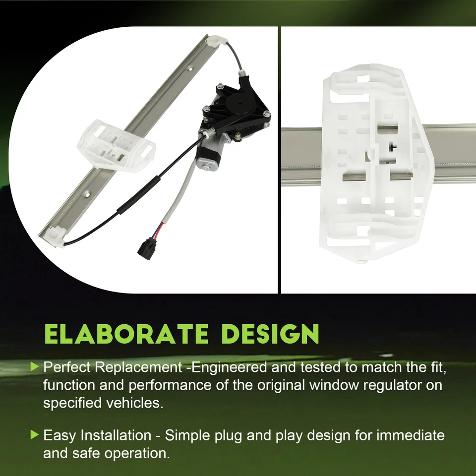 Para Jeep Wrangler 2007-2017 trasero derecho con regulador de ventana eléctrica del motor Foto 4 de 4