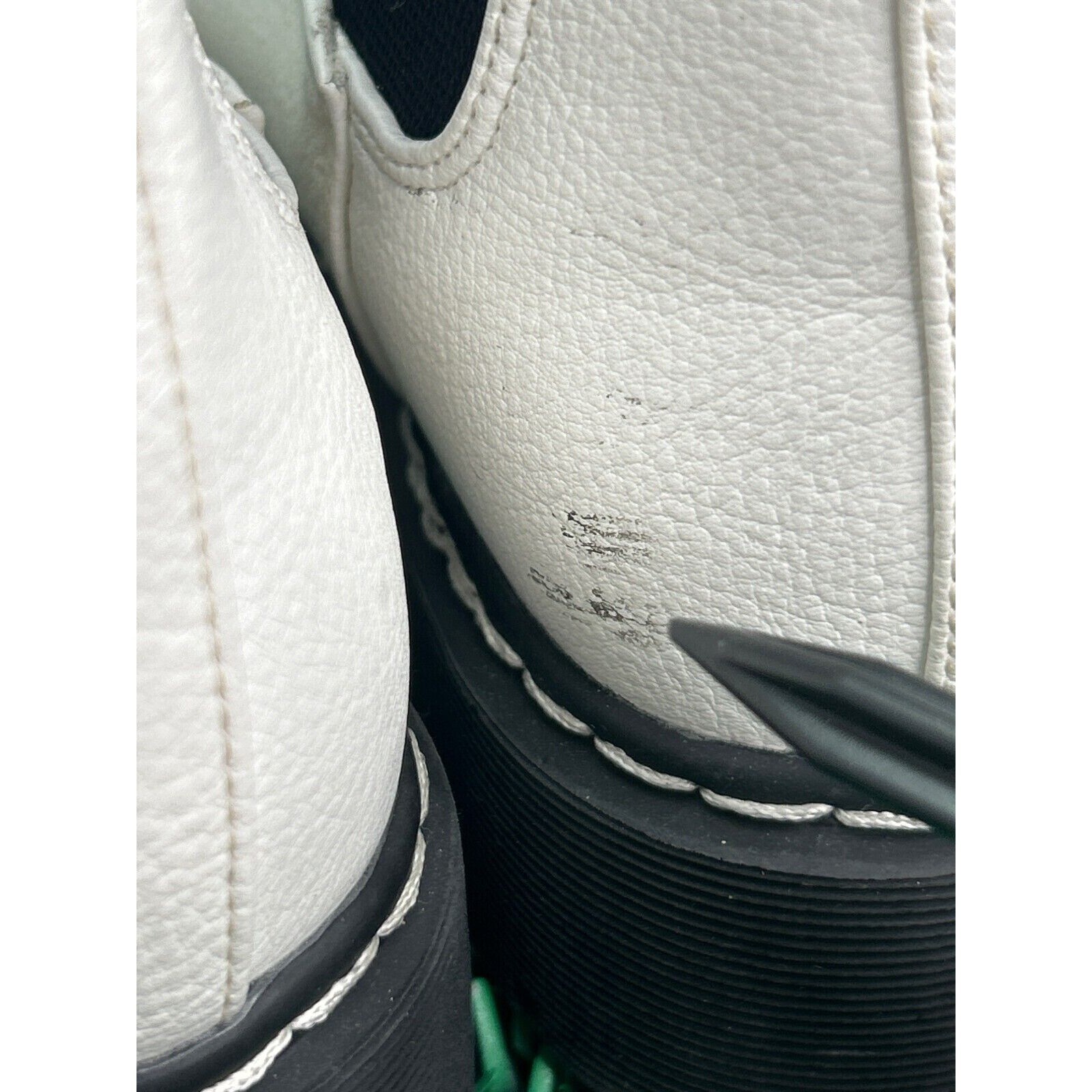 SAOLA Stivaletti UnionBay Heather Combat Boots bianchi plateau suola a strappo moda 6M