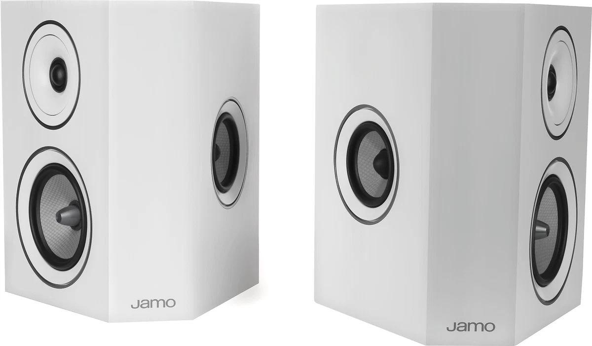 Jamo hotsell white speakers
