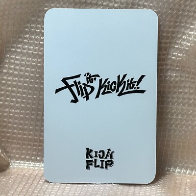 JuWang Music Korea POB Photocard Kickflip Flip it Kick it JuWang Music Korea POB Photocard Kickflip Flip it Kick it
