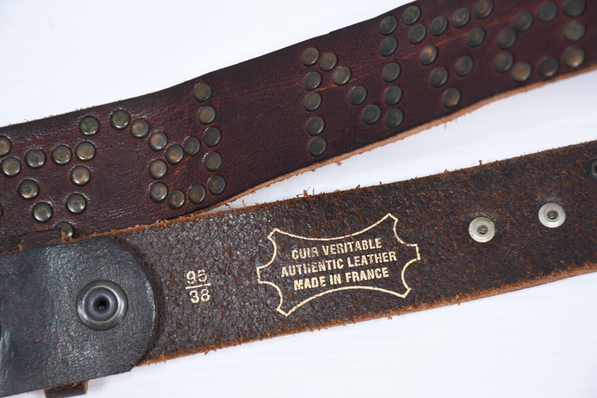 JAPAN RAGS Studs Men's Brown Leather Belt 95/38 | eBay JAPAN RAGS Studs Men's Brown Leather Belt 95/38 | eBay