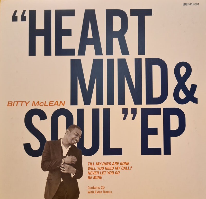 英2x10” Bitty Mclean Heart Mind & Soul EP (10” + CD) (Picture Sleeve) SREPCD001 Taxi/Silent River /00254 Bitty McLean Heart Mind & Soul EP 10