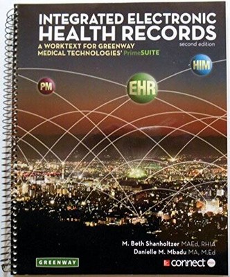 Integrated Electronic Health Records - Spiral-bound - VERY GOOD
