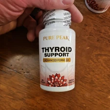 Pure Peak Advanced Thyroid Support Supplement 60 Capsules