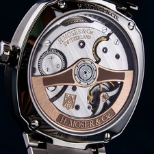 H. MOSER & CIE Streamliner Centre Seconds Green Dial 40mm 6200-1200 14