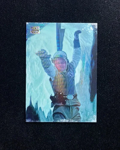 2025 Topps Chrome Star Wars Galaxy Luke Skywalker In Wampa's Den Prism /75 UK29