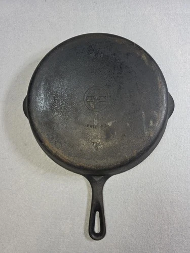 Griswold Cast Iron Skillet #10 Large Block Logo Erie PA 716 Needs Restored