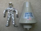 Vintage GI Joe 1966 Space Capsule Vehicle Astronaut Suit Outfit Uniform Lot Set