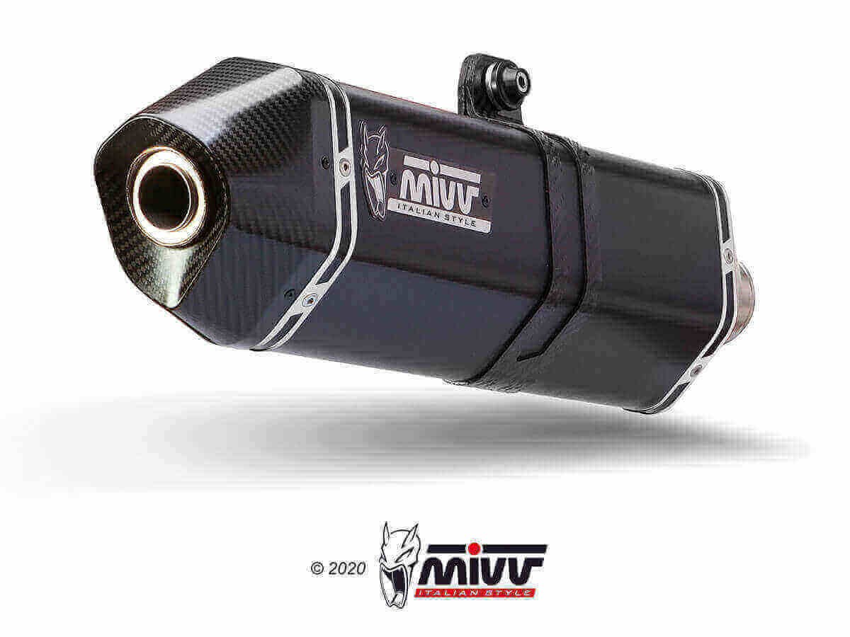 Silencieux Mivv Speed Edge pour alléger et libérer le V4 de la Honda Crosstourer 1200